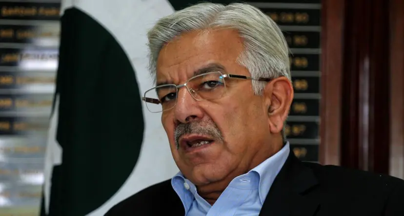 Pakistan’s Defence Minister Khawaja Asif.