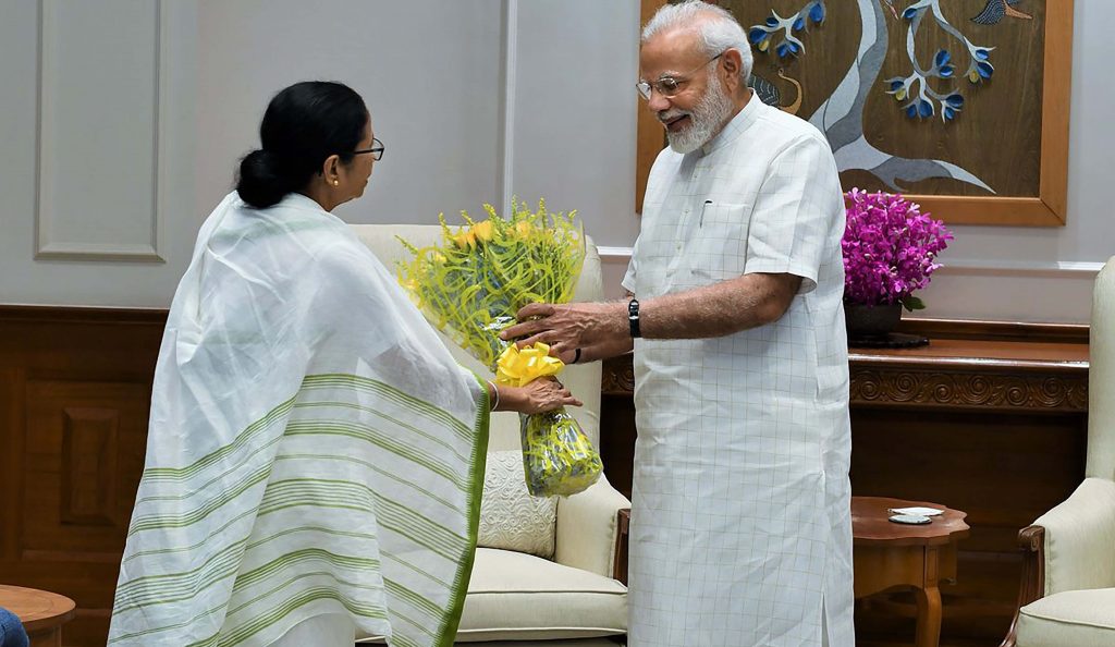 Modi meeting Mamata Banerjee